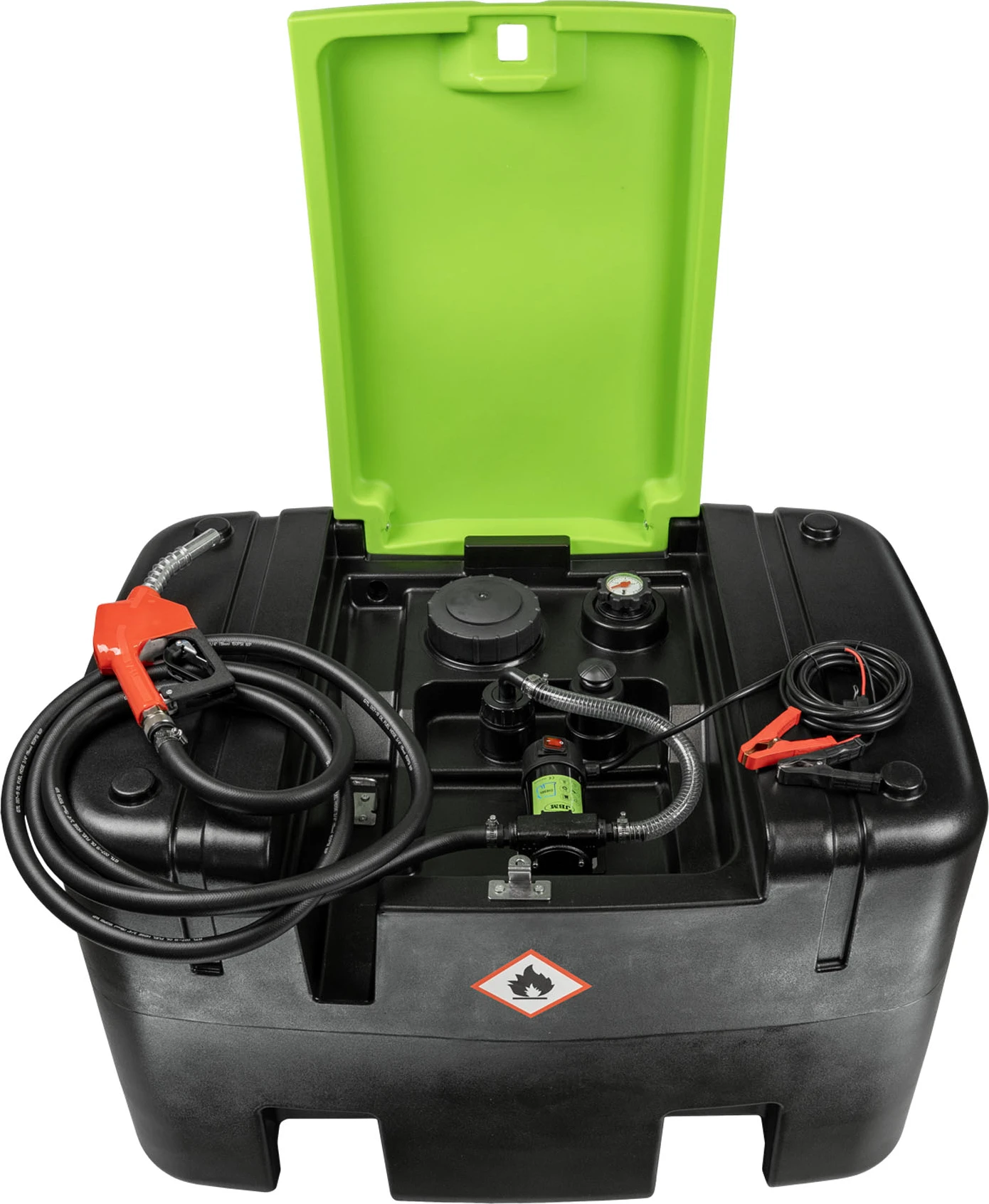 POMPA ELETTRICA PER CARBURANTE DIESEL CON SERBATOIO DA 400L
