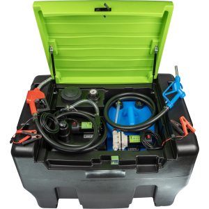 POMPA PER CARBURANTE DIESEL E AUS32 CON SERBATOIO DOPPIO DA 330+50L