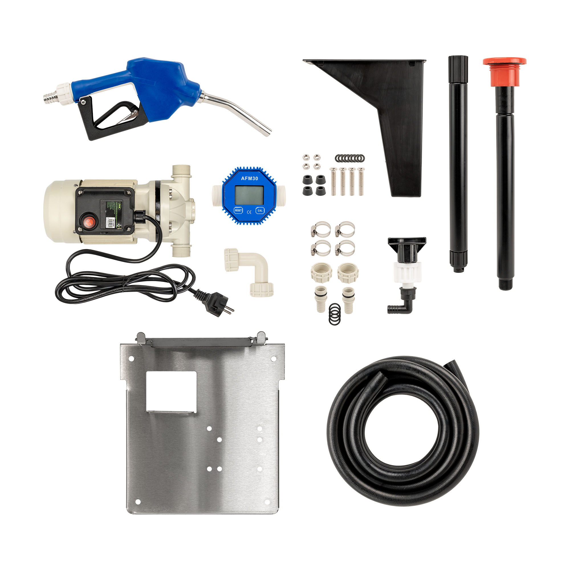POMPA ELETTRICA DI EROGAZIONE AUS32 CON CONTATORE ELETTRONICO 370W - immagine 2