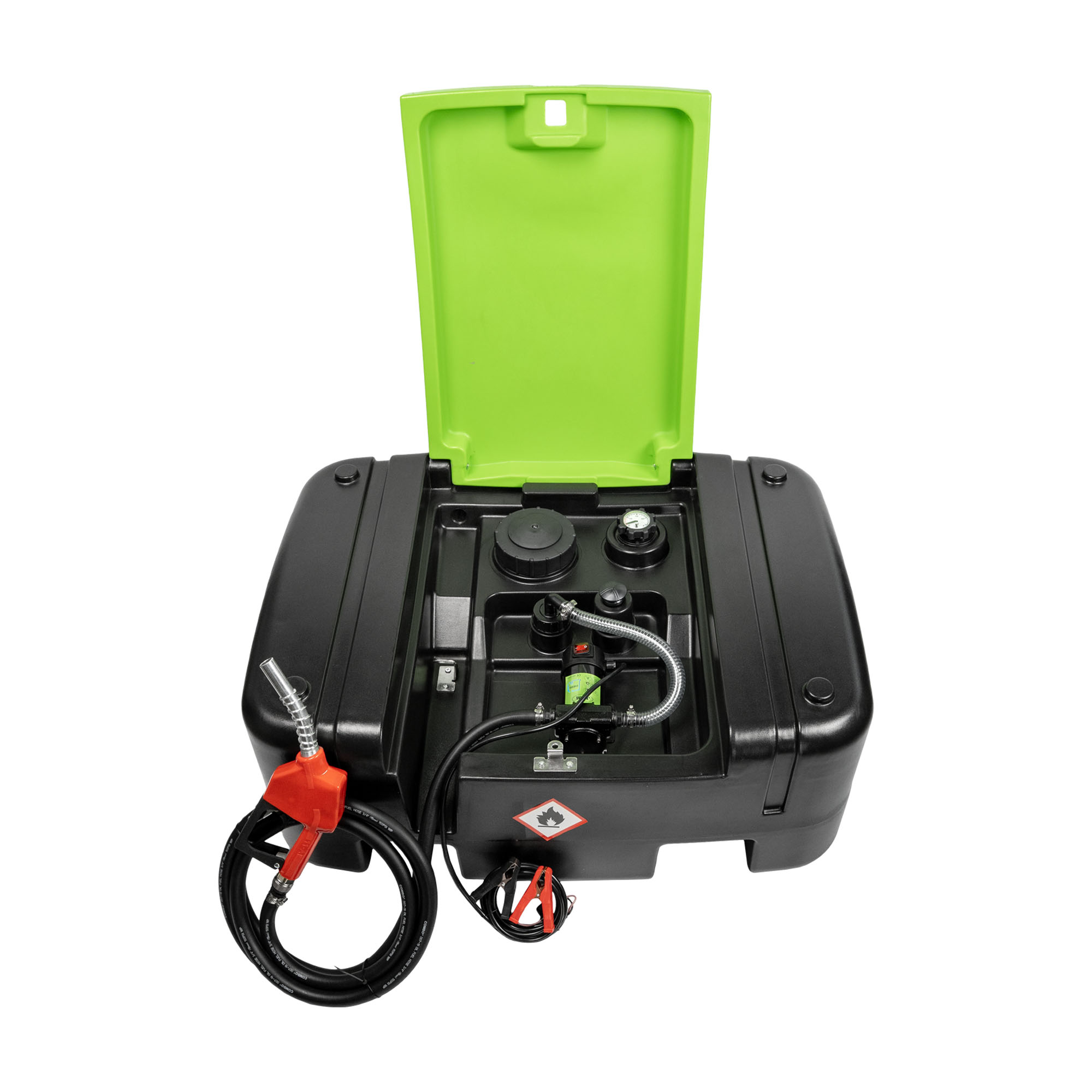 POMPA ELETTRICA PER GASOLIO CON SERBATOIO DA 210L
