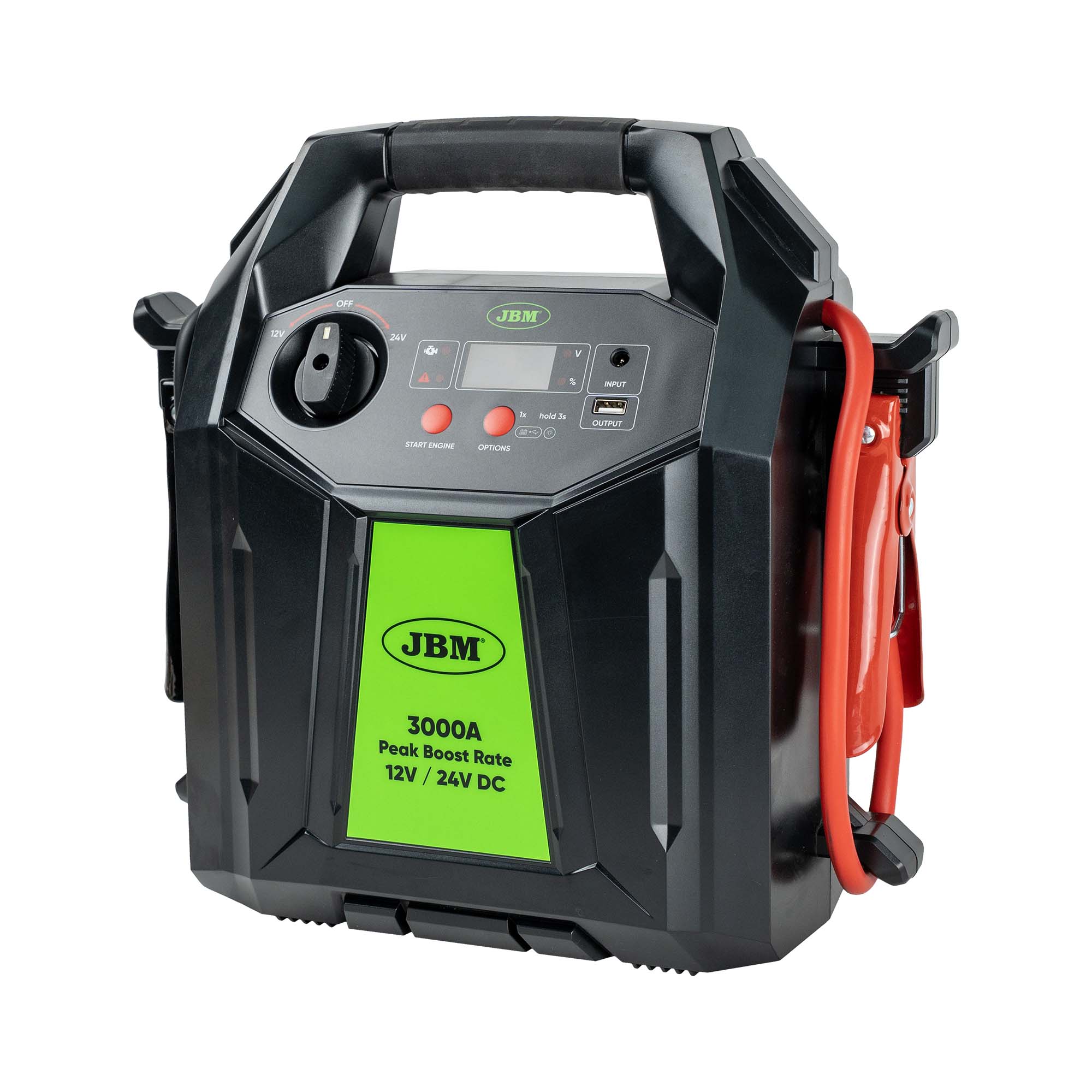 AVVIATORE MULTIFUNZIONE PER VEICOLI CON DISPLAY DIGITALE E BATTERIE AL LITIO DA 48.000MAH – 12V/24V