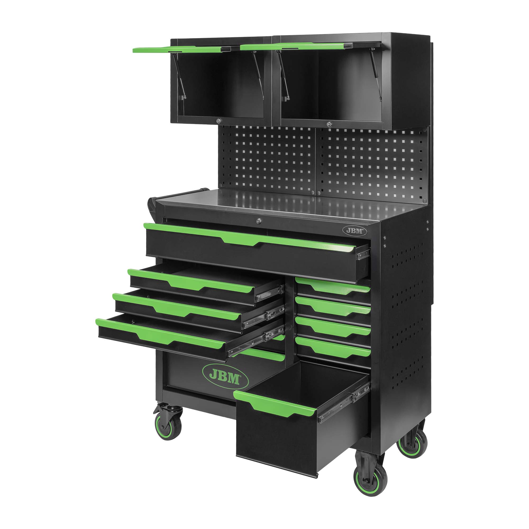 CARRELLO CON 11 CASSETTI CON PANNELLI E ARMADI - VUOTO - immagine 2