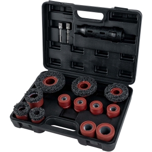 SET PULIZIA MOZZI RUOTA, 15 PEZZI