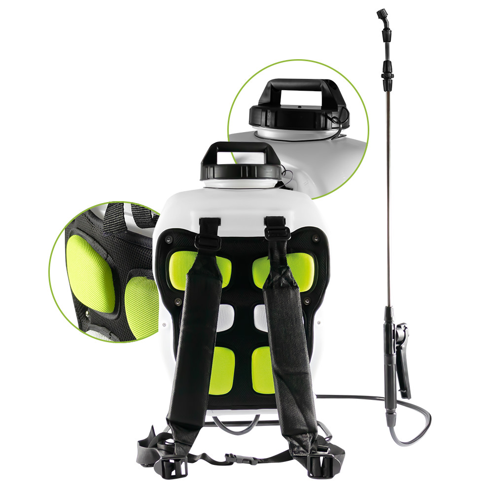 SPRUZZATORE ELETTRICO INDUSTRIALE DORSALE CON SERBATOIO 15 L - immagine 2
