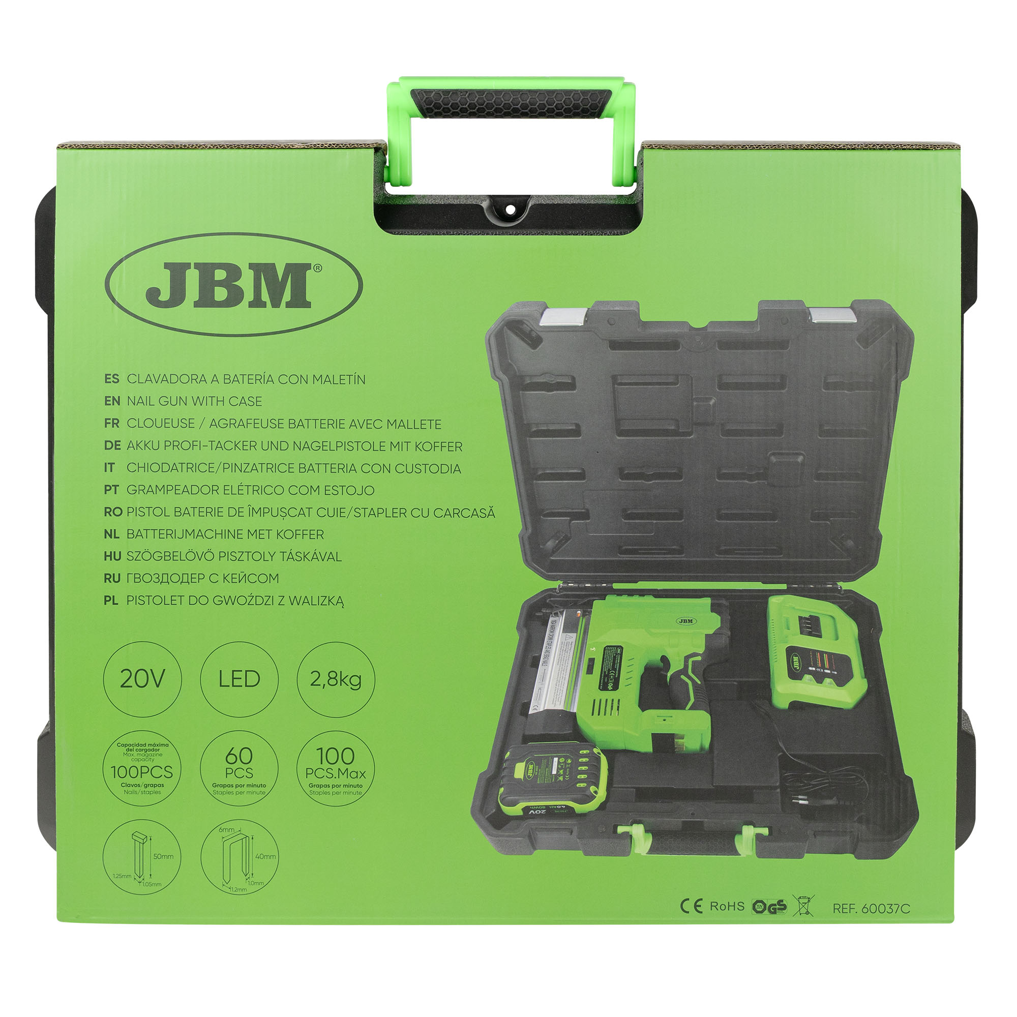 CHIODATRICE BRUSHLESS A BATTERIA CON CUSTODIA - immagine 4