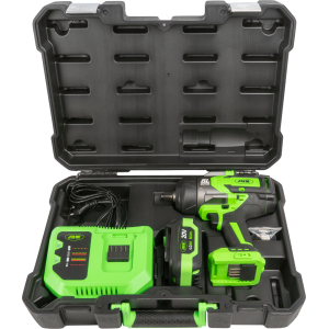 60047C TRAPANO A PERCUSSIONE A BATTERIA + 60044C AVVITATORE A IMPULSI 1/2" 1300NM A BATTERIA