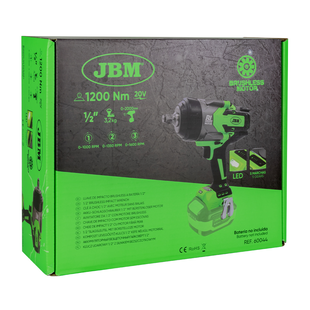 AVVITATORE PNEUMATICO DA 1/2" 1300NM CON MOTORE BRUSHLESS - immagine 5