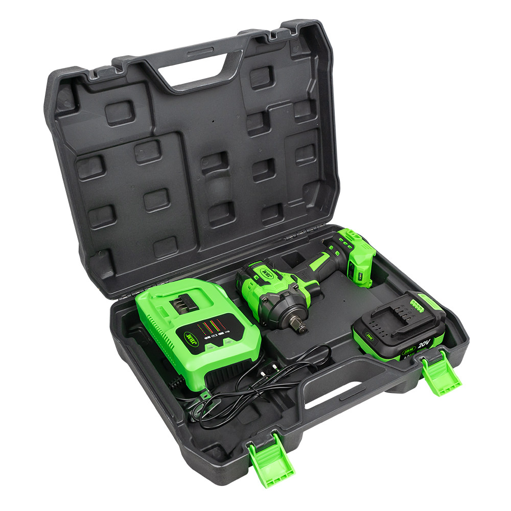 AVVITATORE PNEUMATICO BRUSHLESS A BATTERIA 1/2" 800NM CON VALIGETTA