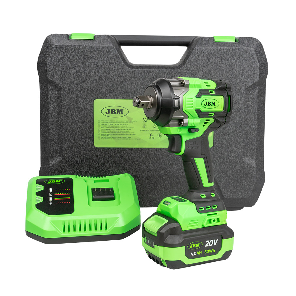 AVVITATORE PNEUMATICO BRUSHLESS A BATTERIA 1/2" 800NM CON VALIGETTA - immagine 5