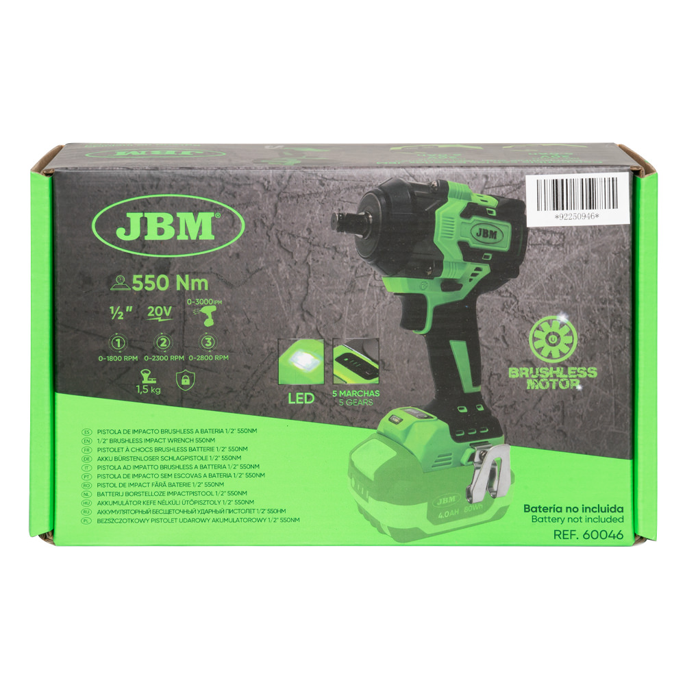 AVVITATORE PNEUMATICO DA 1/2" 800NM CON MOTORE BRUSHLESS - immagine 5