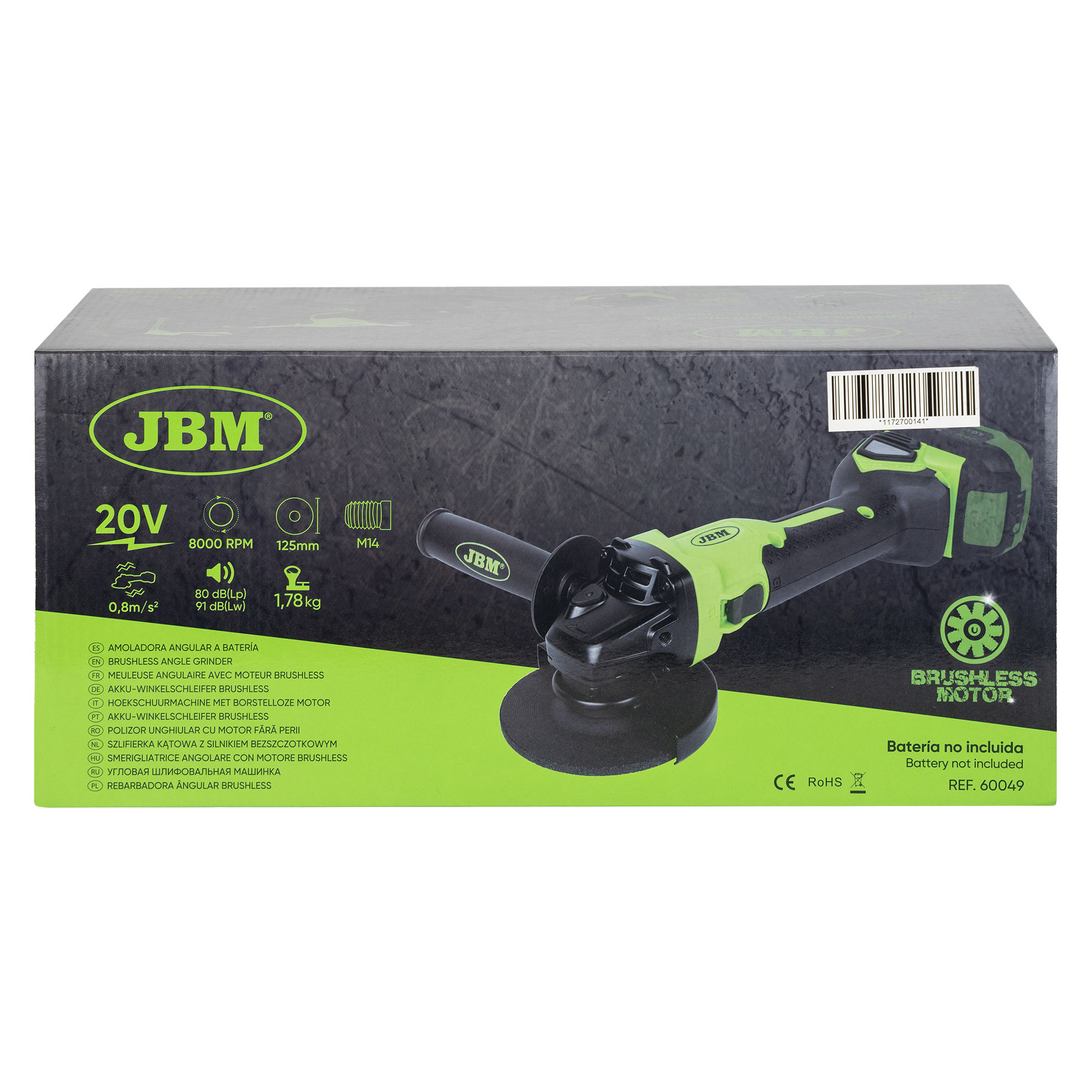 SMERIGLIATRICE ANGOLARE A BATTERIA - 125 MM - immagine 5