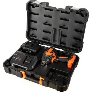 CHIAVE A PERCUSSIONE BRUSHLESS A BATTERIA 1/2" 1000NM CON VALIGETTA- ARANCIONE