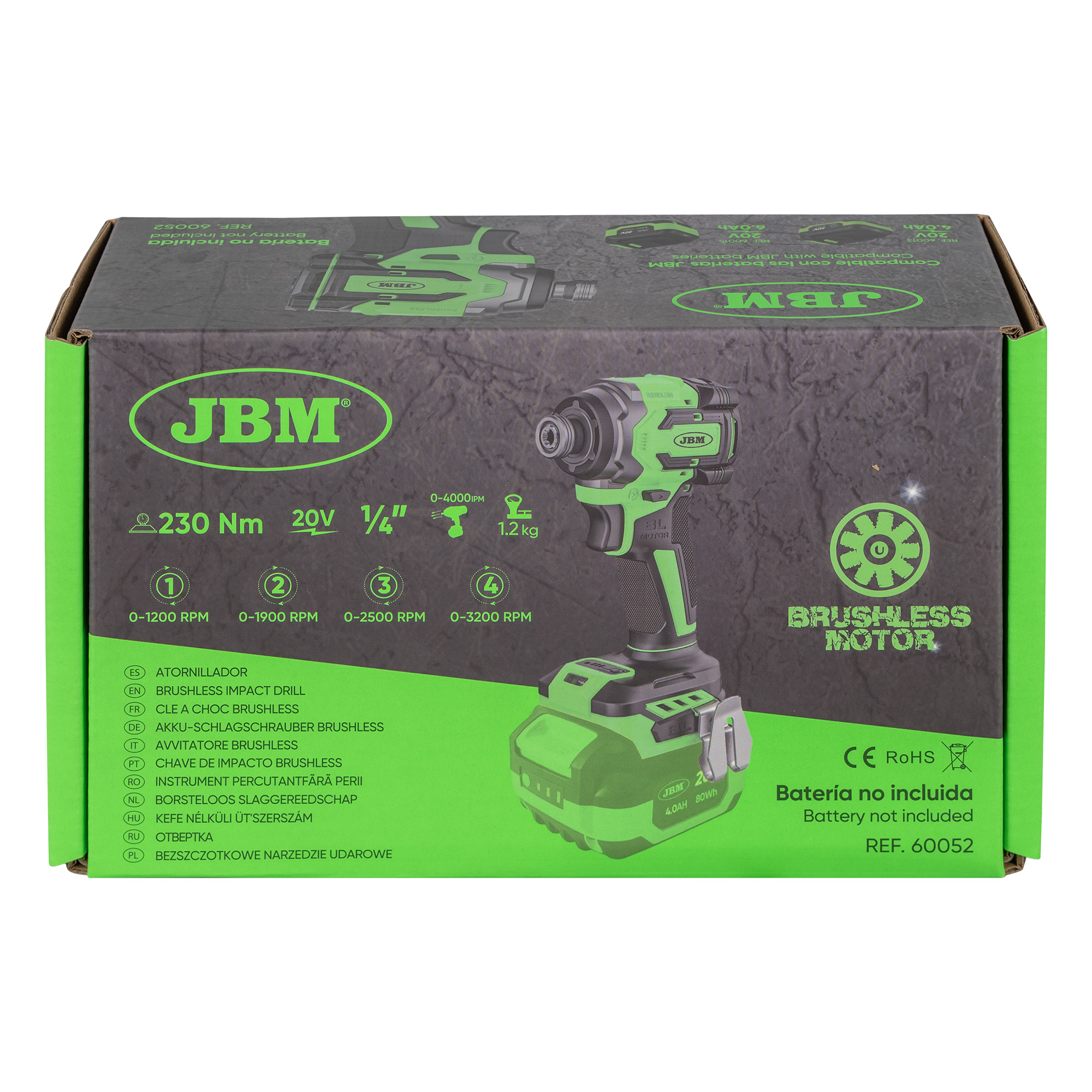 AVVITATORE A IMPULSI A BATTERIA 1/4" 230 NM - immagine 4