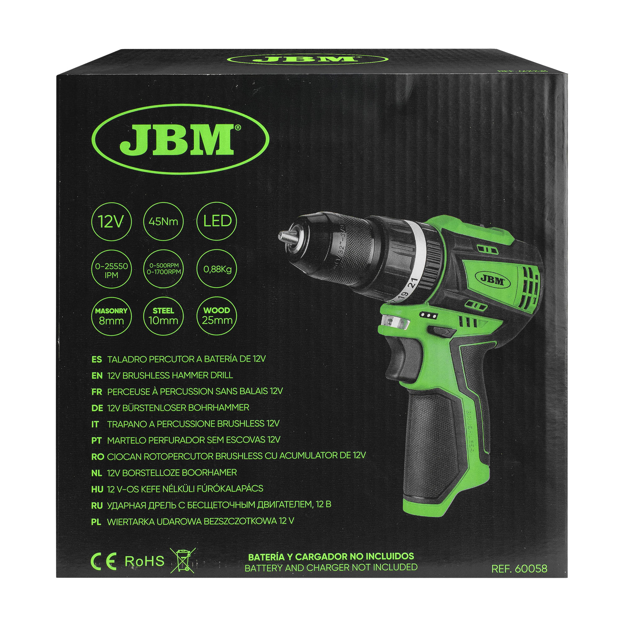 TRAPANO A PERCUSSIONE BRUSHLESS 12V - immagine 5