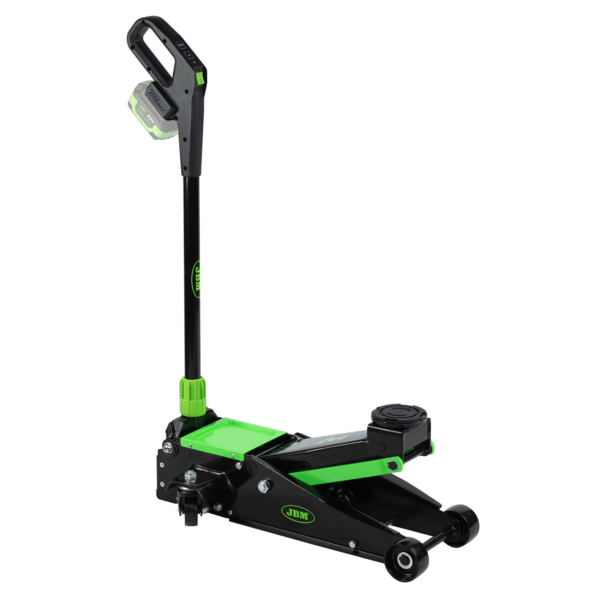 CRIC IDRAULICO A CARRELLO DA 3T A BATTERIA