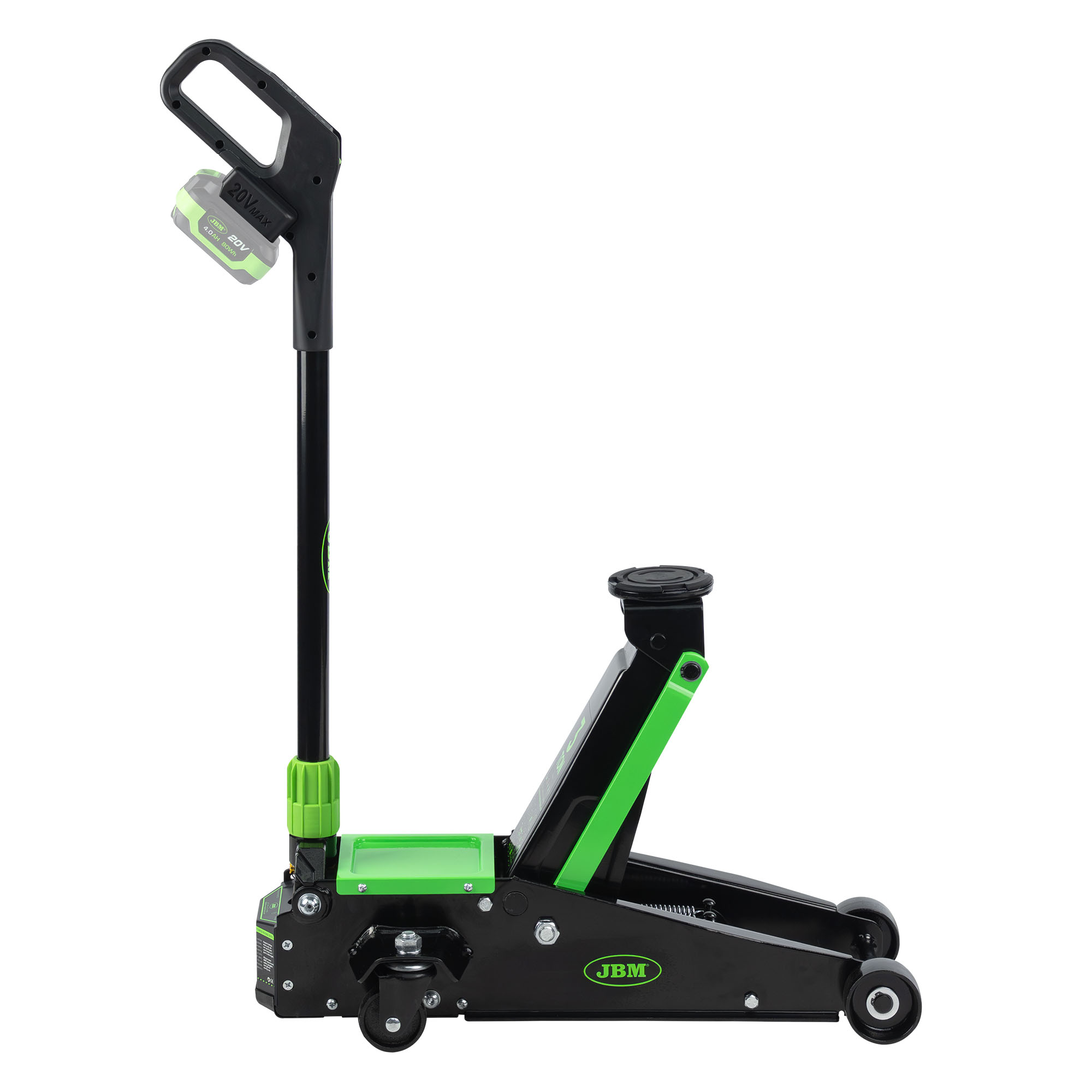 CRIC IDRAULICO A CARRELLO DA 3T A BATTERIA - immagine 2