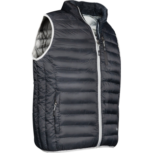 GILET GRIGIO/NERO, TAGLIA M