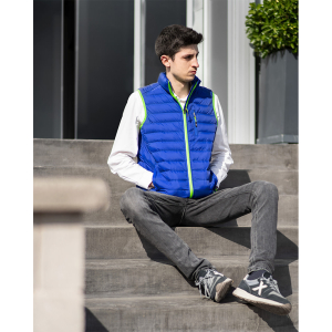 GILET VERDE/BLU, TAGLIA XL
