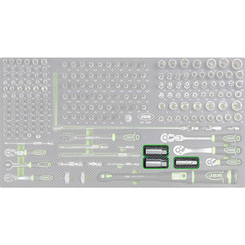 SET EVA DI CHIAVI A BUSSOLA DA 1/4" E 3/8" - immagine 2