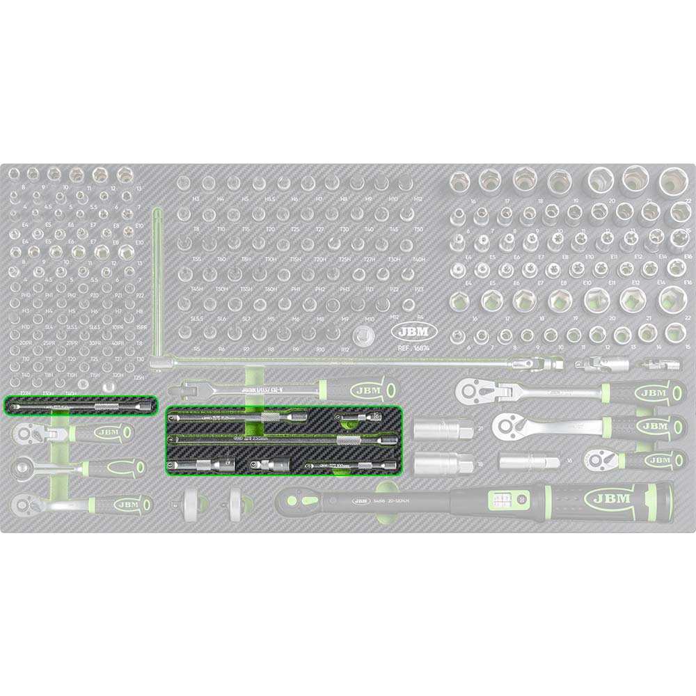SET EVA DI CHIAVI A BUSSOLA DA 1/4" E 3/8" - immagine 3
