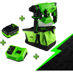 PROMO ELECTR: MARTELLO PERFORATORE CON MOTORE BRUSHLESS 60023 + 60013 + 60016 + 53782