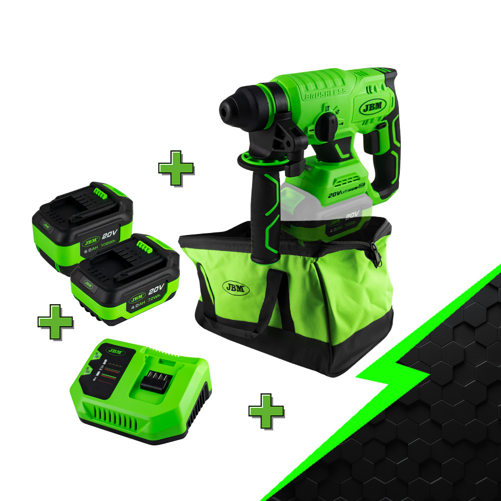 PROMO ELECTR: MARTELLO PERFORATORE CON MOTORE BRUSHLESS 60023 + 60013 + 60015 + 60016 + 53782