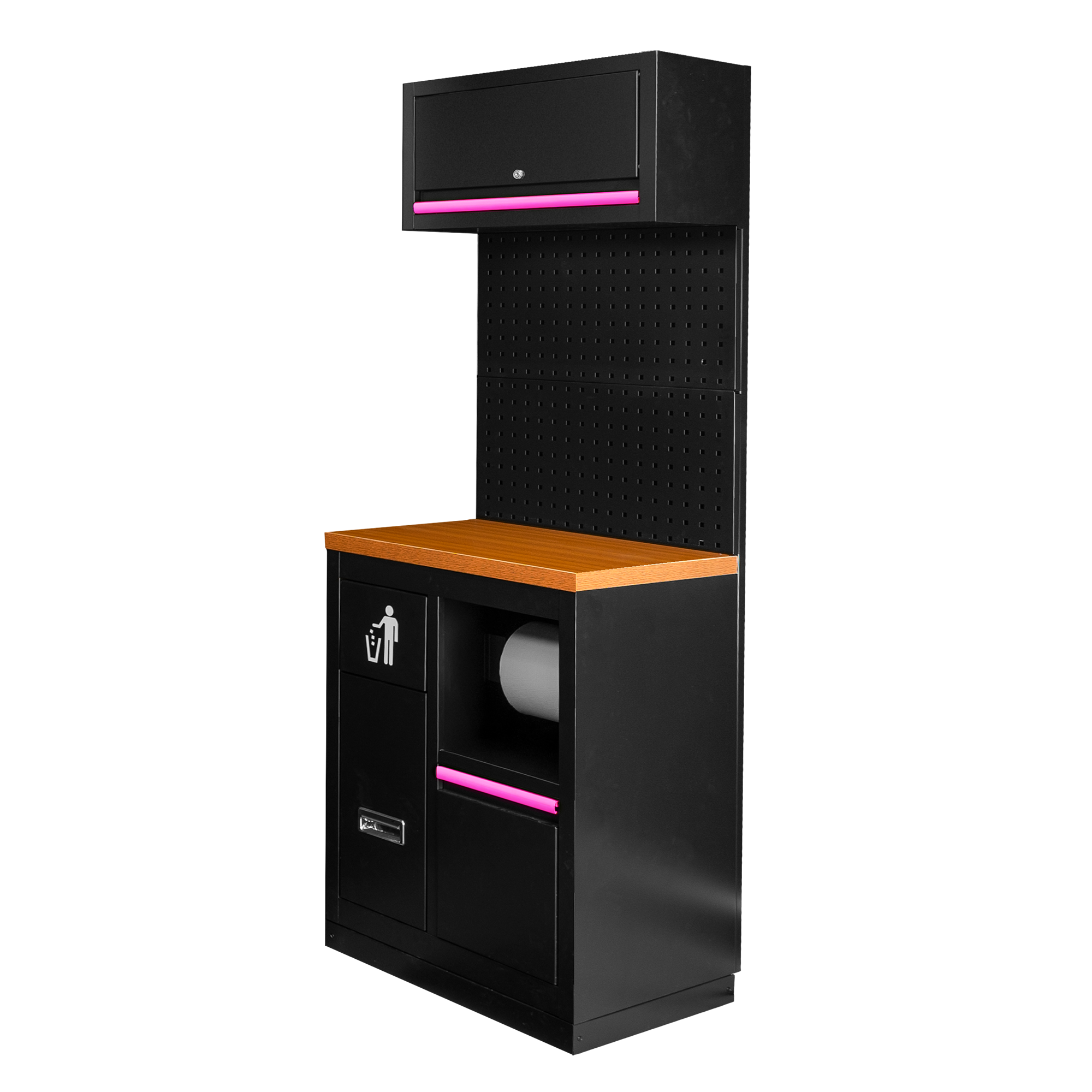 SET DI MOBILI MODULARI (7 PEZZI) - ROSA