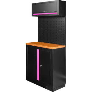SET DI MOBILI MODULARI (7 PEZZI) - ROSA