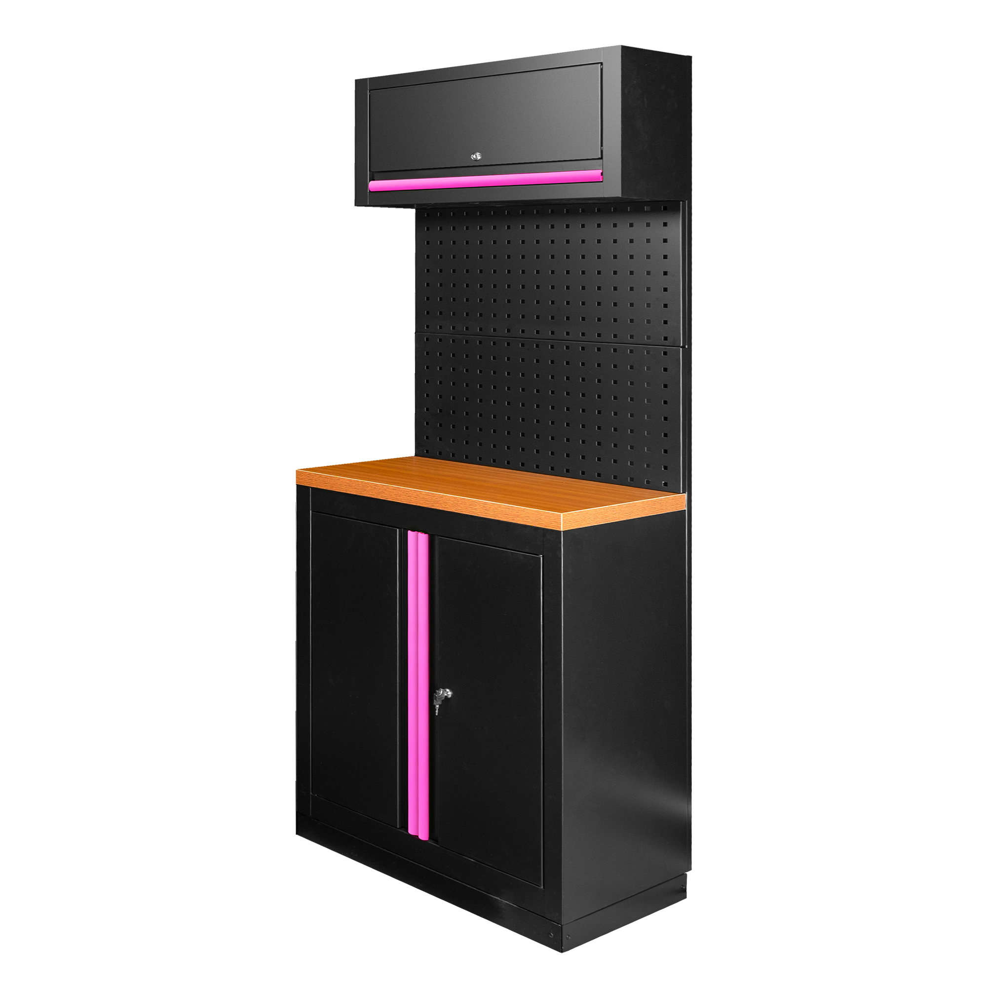 SET DI MOBILI MODULARI (7 PEZZI) - ROSA