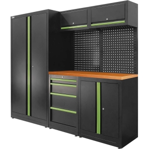 SET DI MOBILI MODULARI (13 PEZZI) - SET CON ARMADIO A DUE ANTE (REF. 18105)