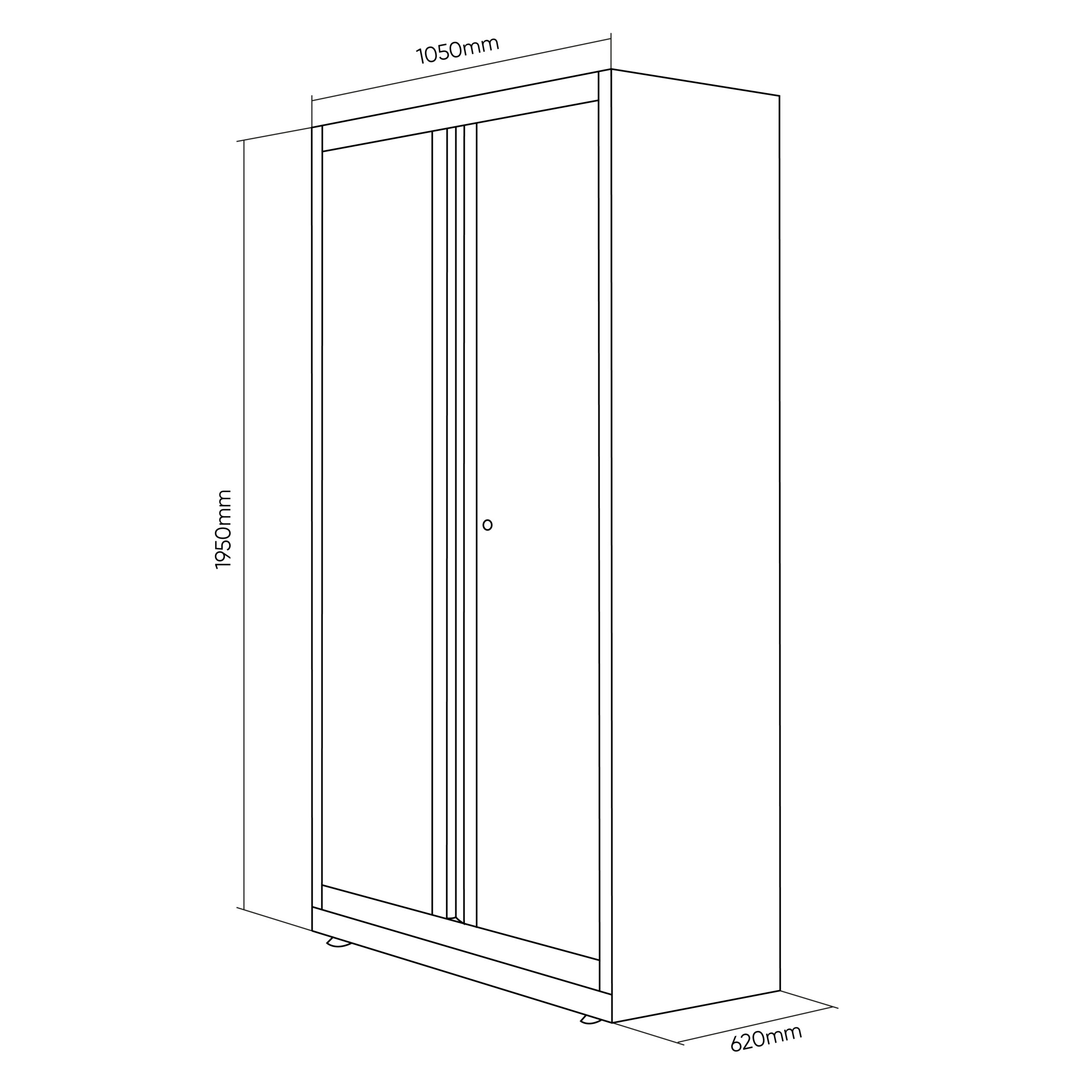 SET DI MOBILI MODULARI (13 PEZZI) - SET CON ARMADIO A DUE ANTE (REF. 18105) - immagine 3