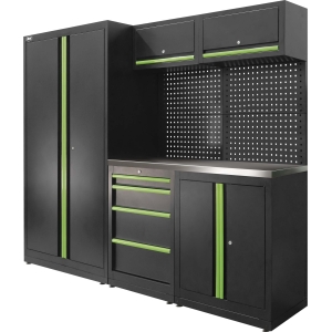 SET DI MOBILI MODULARI (13 PEZZI) - SET CON ARMADIO A DUE ANTE (REF. 18105)