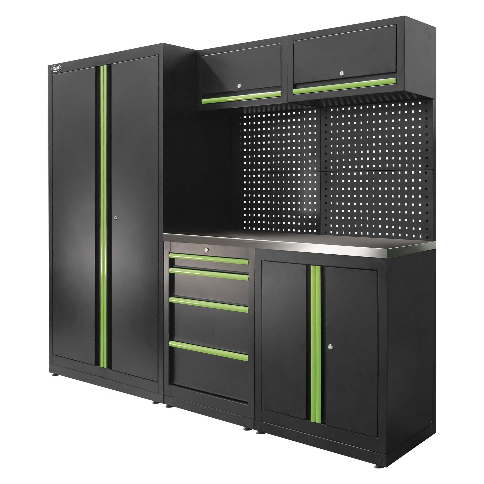 SET DI MOBILI MODULARI (13 PEZZI) - SET CON ARMADIO A DUE ANTE (REF. 18105)
