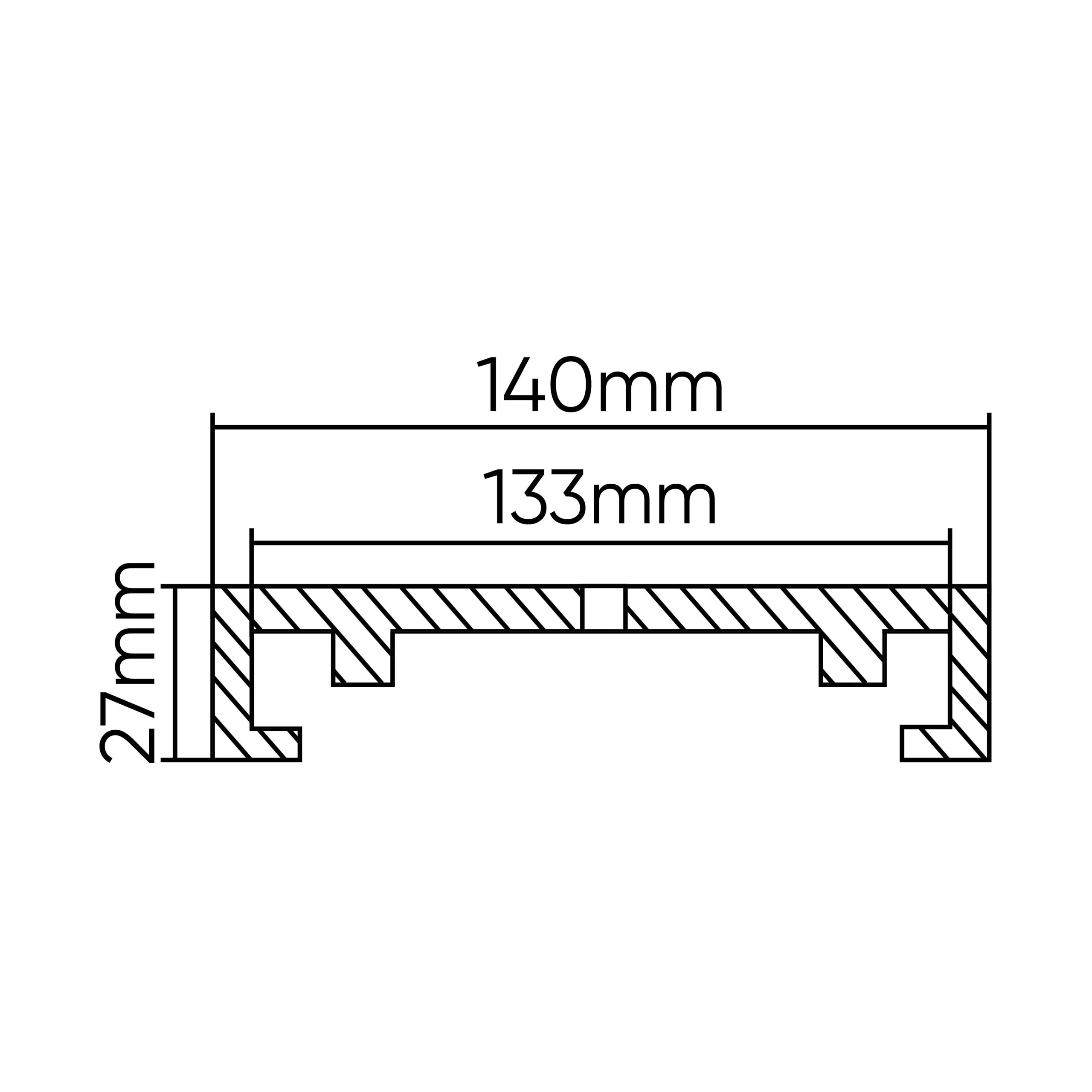 TAMPONE IN GOMMA PER PONTE SOLLEVATORE OMCN 140MM