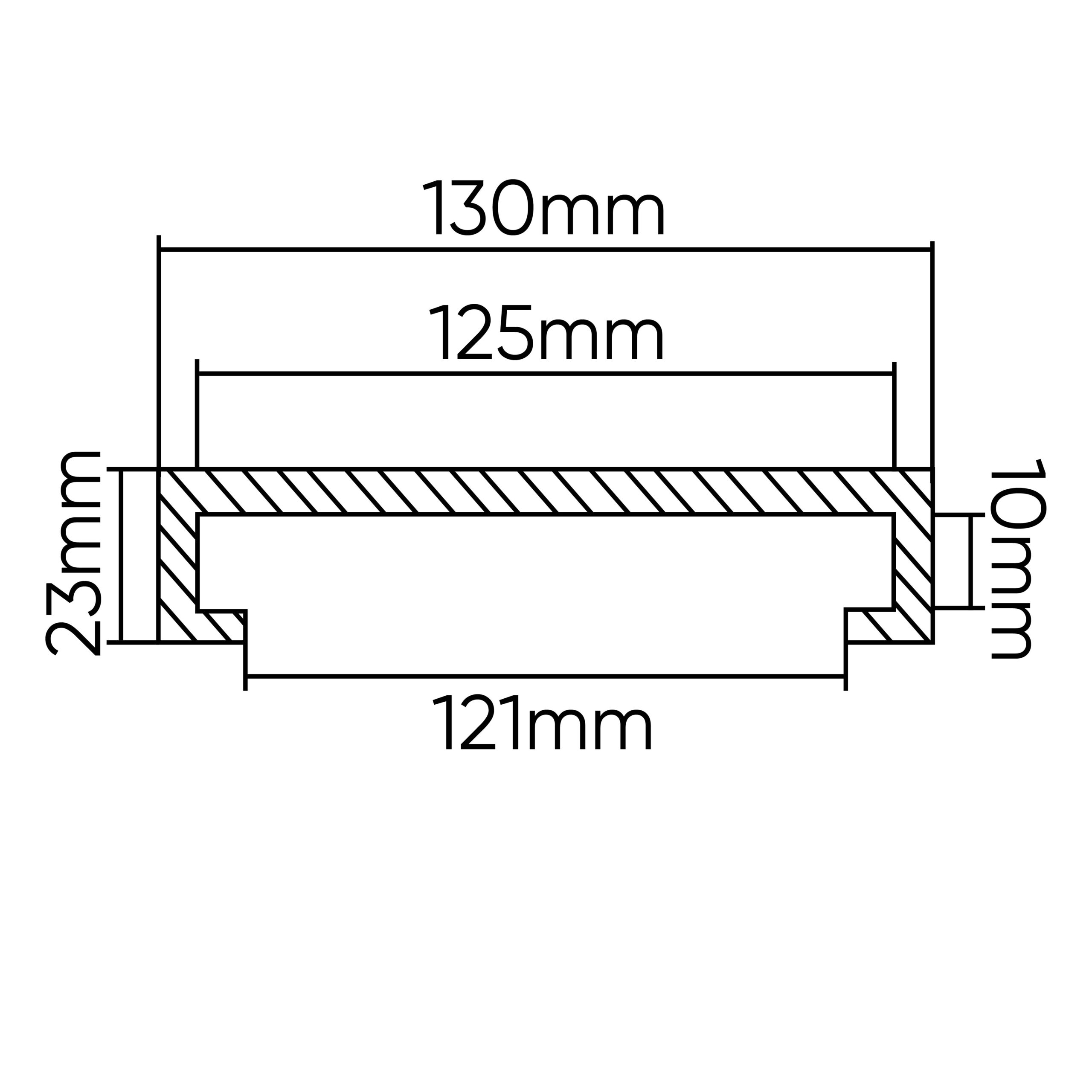 TAMPONE IN GOMMA PER PONTE SOLLEVATORE RAVAGLIOLI/SIRIO/SPACE 130MM