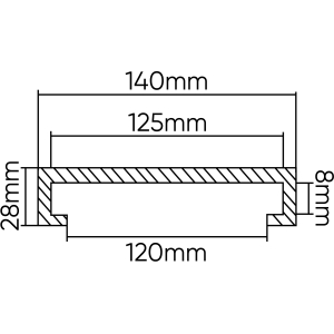 TAMPONE IN GOMMA PER PONTE SOLLEVATORE TWIN BUSCH 140MM