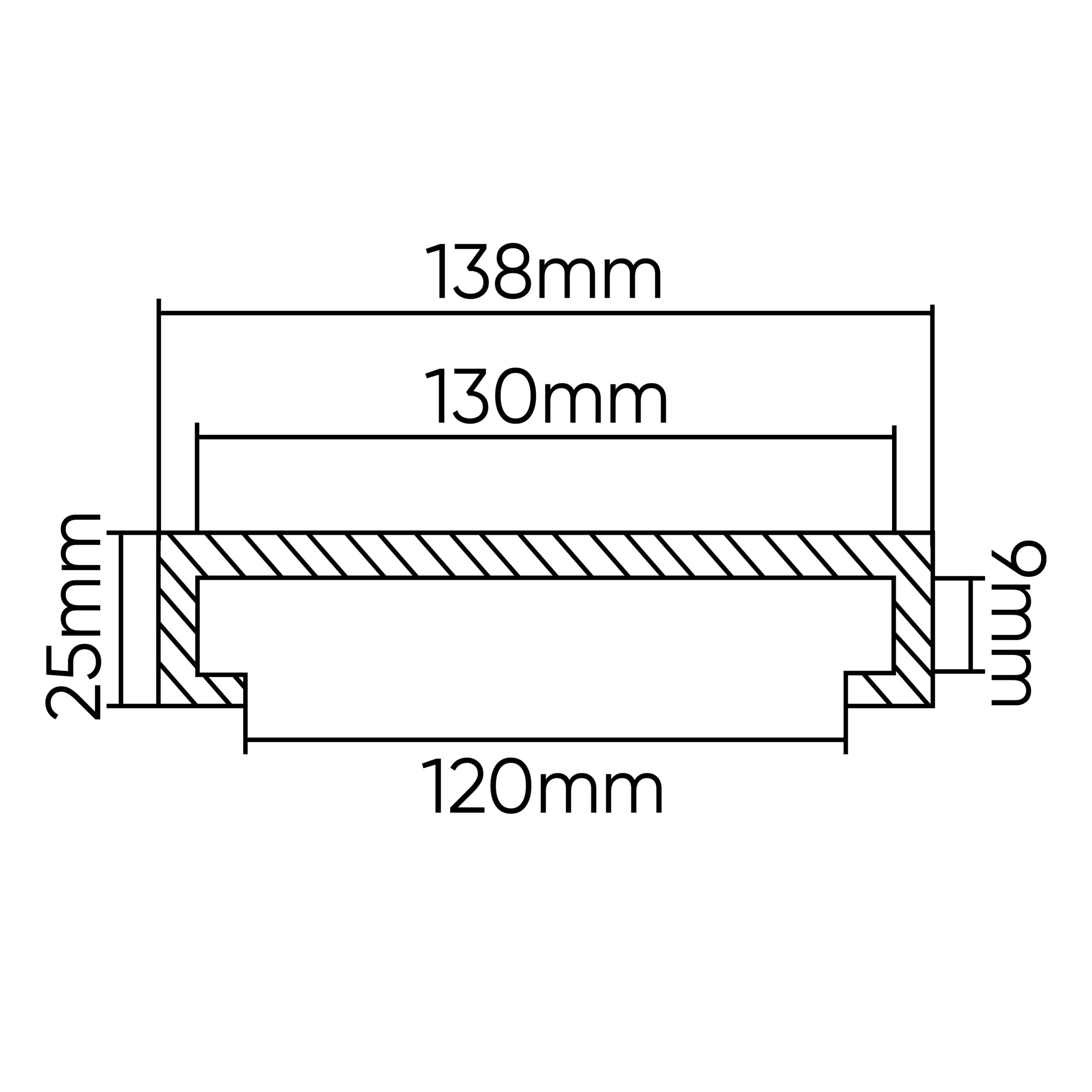 TAMPONE IN GOMMA PER PONTE SOLLEVATORE CASCOS 138MM