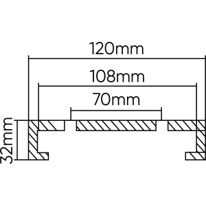 TAMPONE IN GOMMA PER PONTE SOLLEVATORE LAUNCH/TWIN BUSCH/RP 120 MM