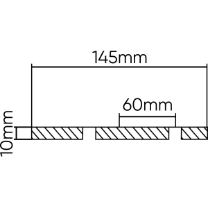 TAMPONE IN GOMMA PER PONTE SOLLEVATORE ISTOBAL/VELYEN 145MM