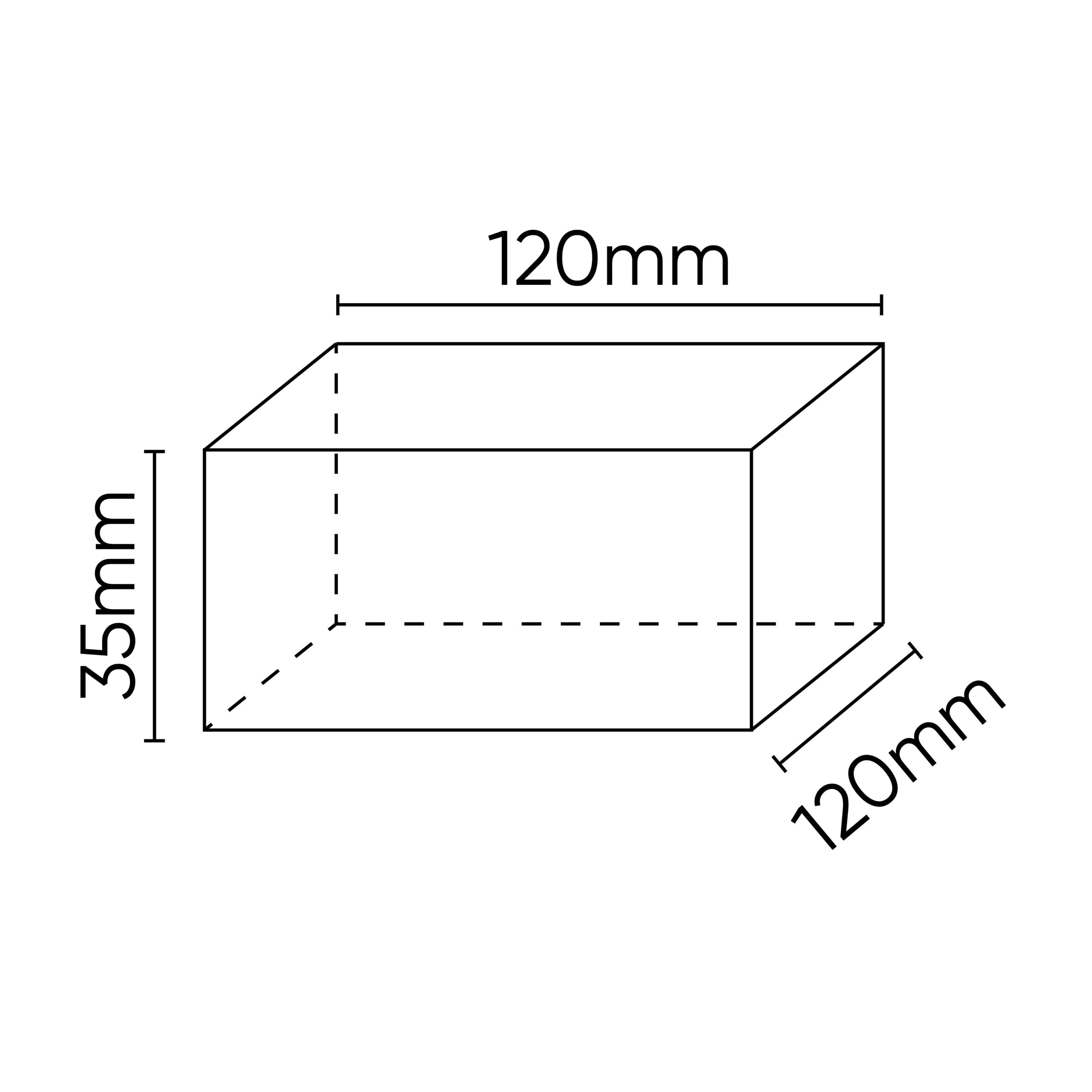 TAMPONE IN GOMMA PER PONTE SOLLEVATORE120X120X35MM - immagine 2