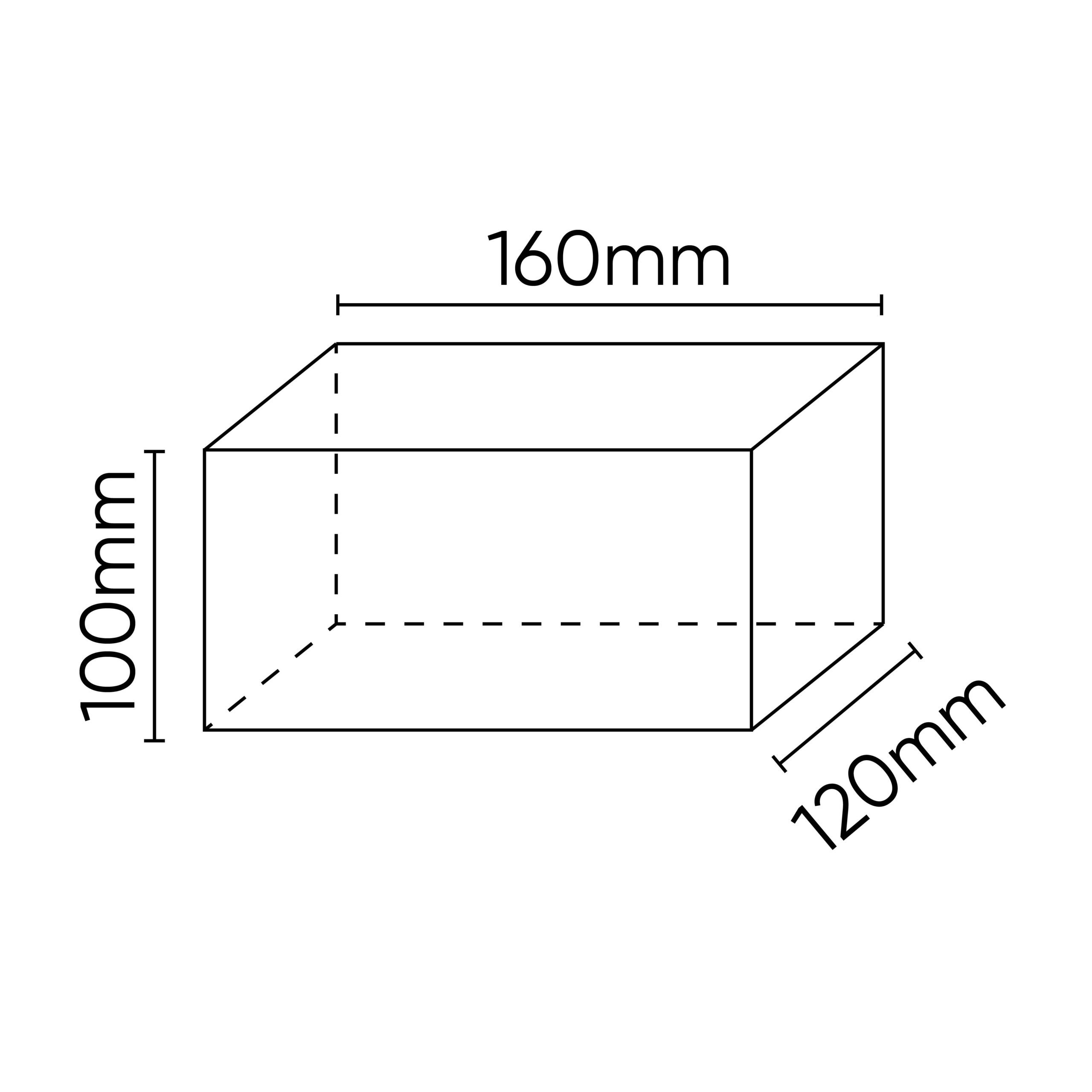 TAMPONE IN GOMMA PER PONTE SOLLEVATORE160X120X100MM