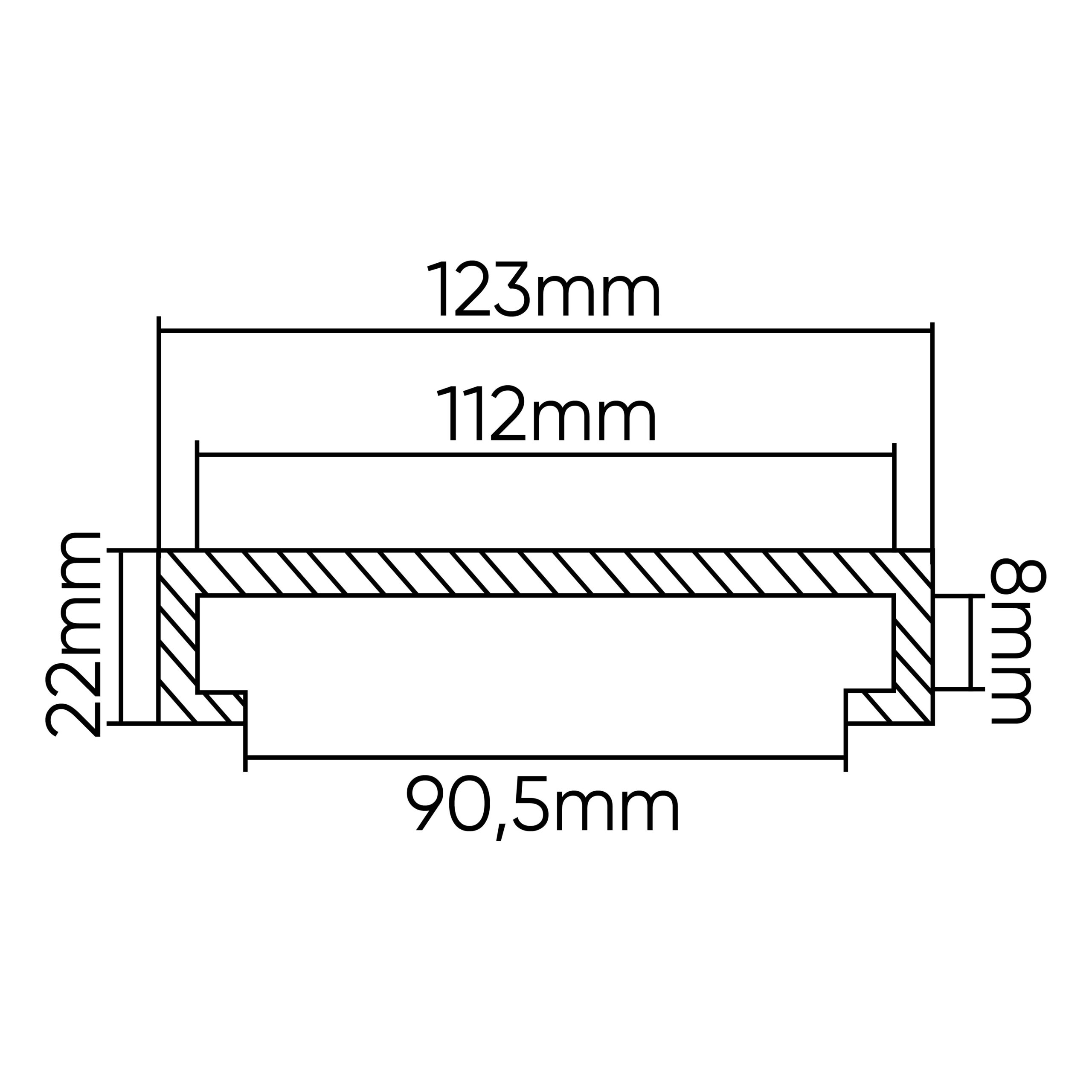 TAMPONE IN GOMMA PER PONTE SOLLEVATORE ROTARY 123MM