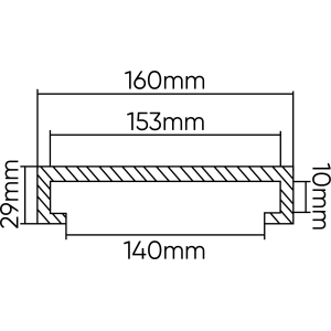 TAMPONE IN GOMMA PER PONTE SOLLEVATORE KONI/ROMERICO/CAR-O-LINER 160MM