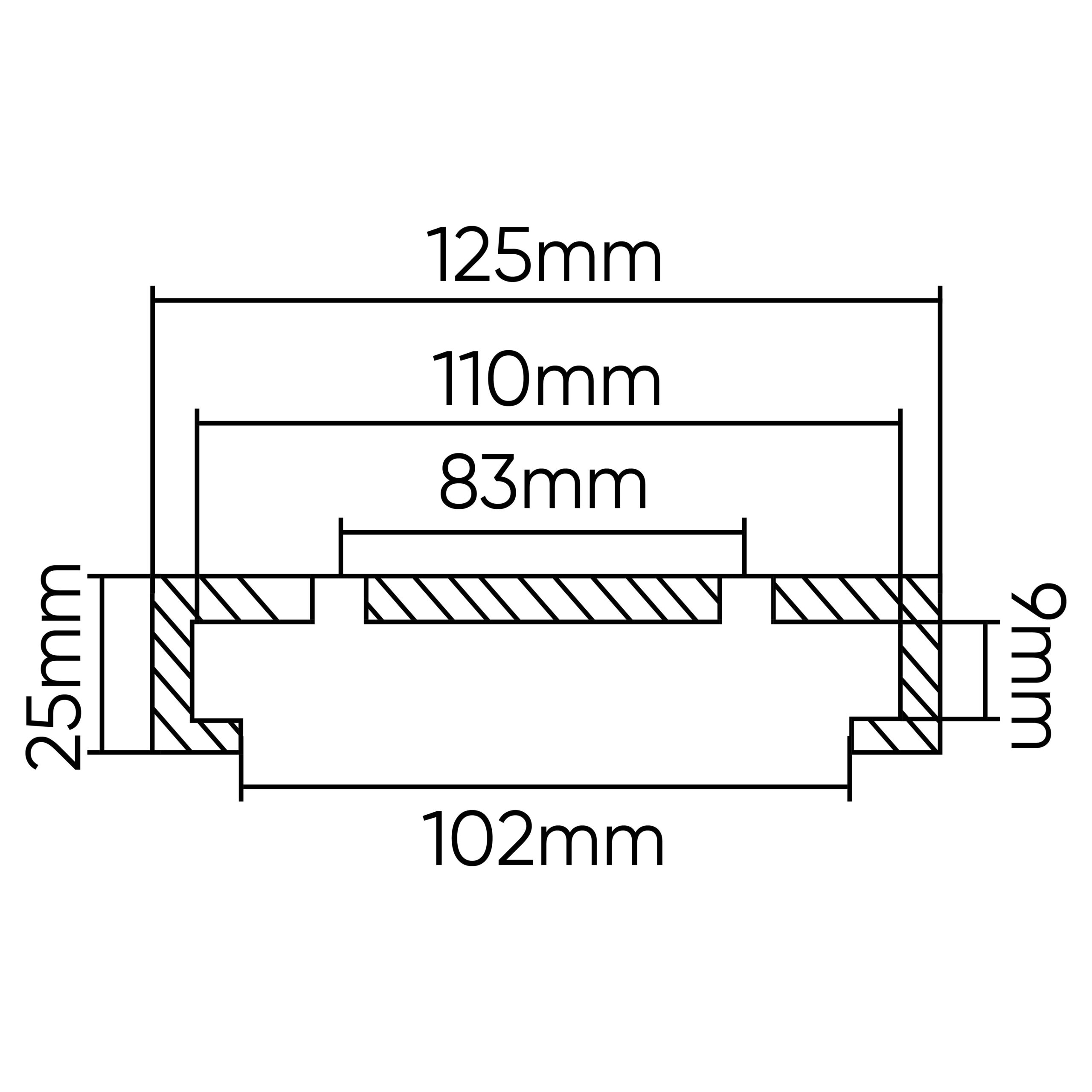 TAMPONE IN GOMMA PER PONTE SOLLEVATORE SLIFT/IME 125MM