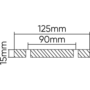 TAMPONE IN GOMMA PER PONTE SOLLEVATORE ROTARY 125MM