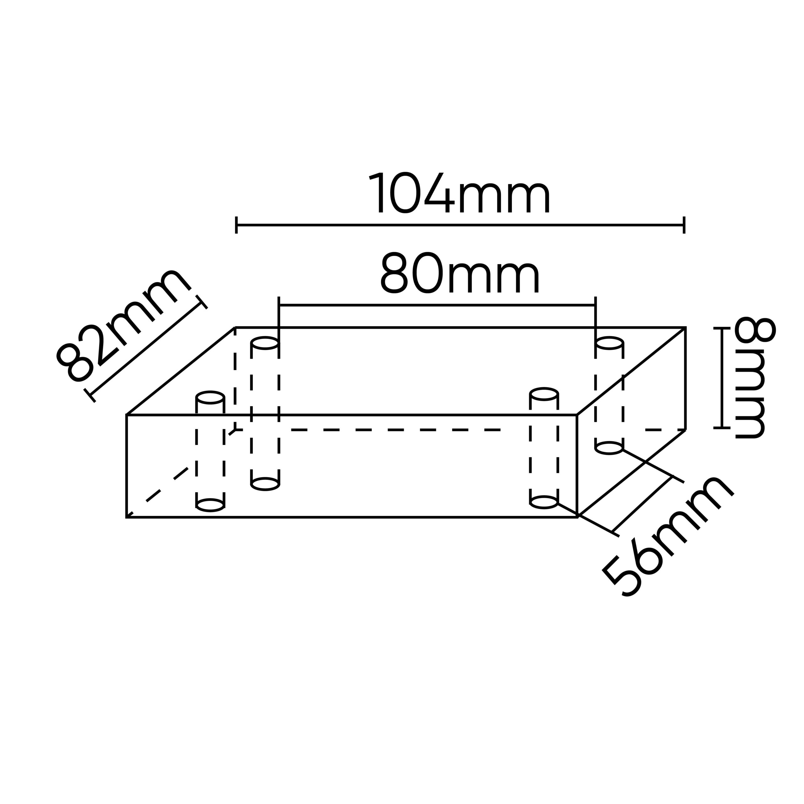 TAMPONE IN GOMMA PER PONTE SOLLEVATORE ROTARY 104X82MM
