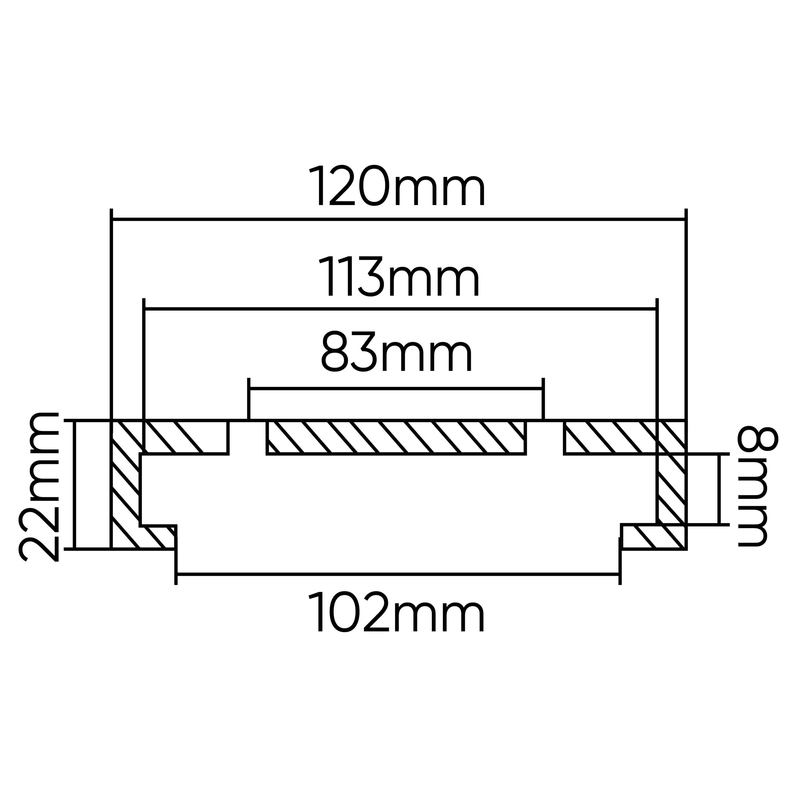TAMPONE IN GOMMA PER PONTE SOLLEVATORE MAHA 120MM