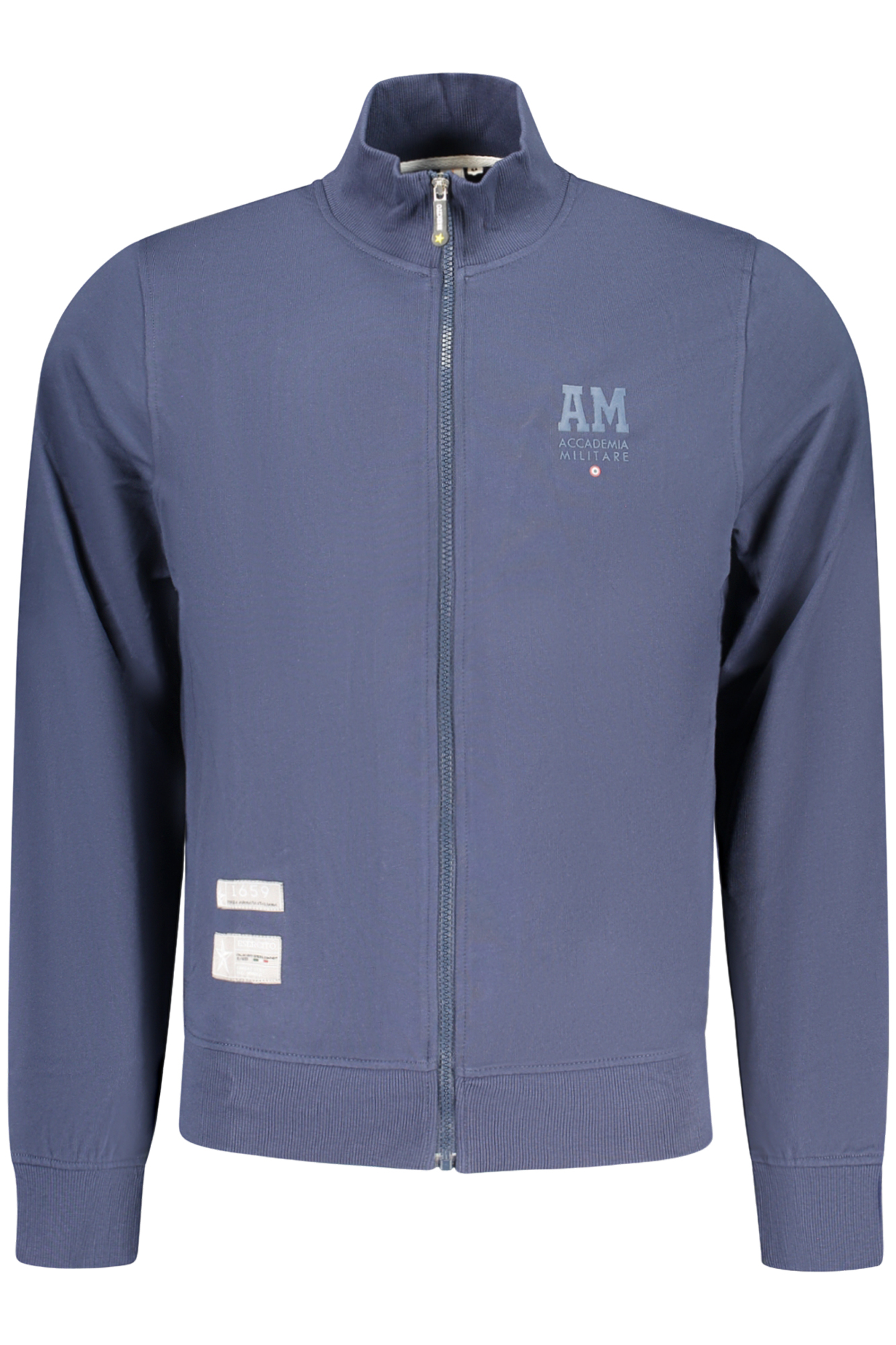 ACCADEMIA MILITARE FELPA CON ZIP UOMO - Blu