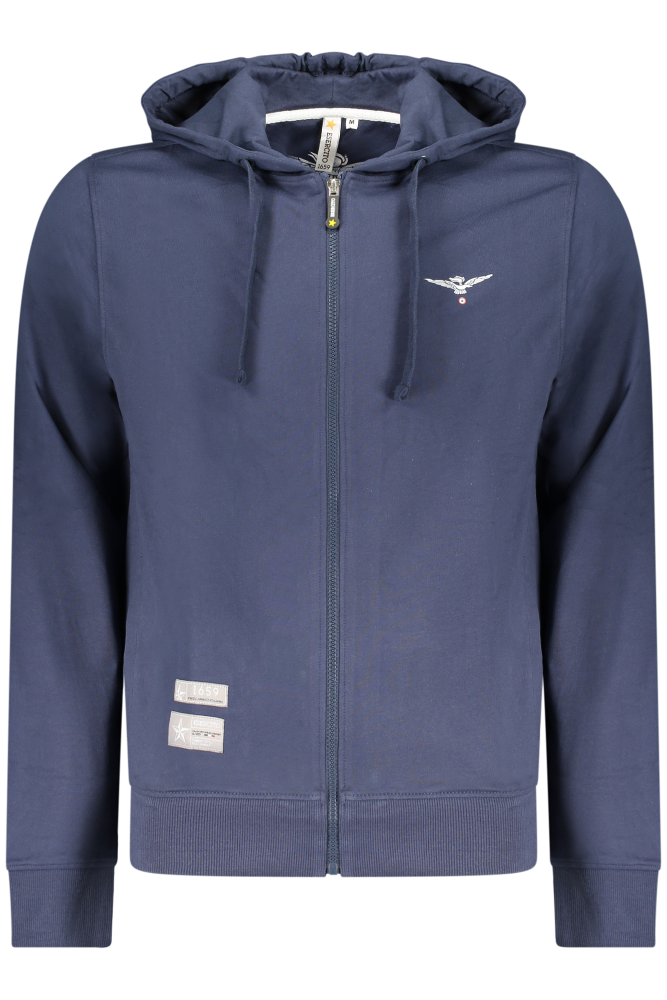 ACCADEMIA MILITARE FELPA CON ZIP UOMO - Blu