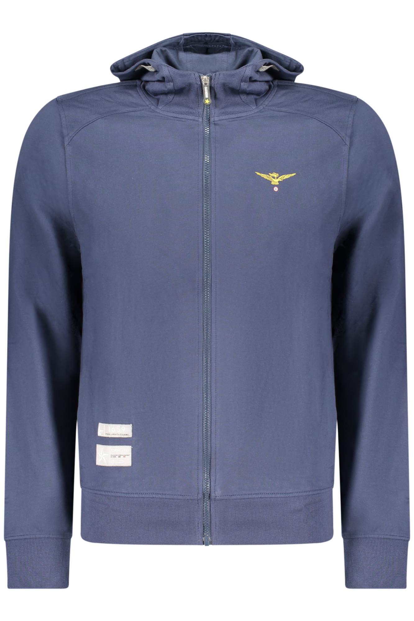ACCADEMIA MILITARE FELPA CON ZIP UOMO - Blu